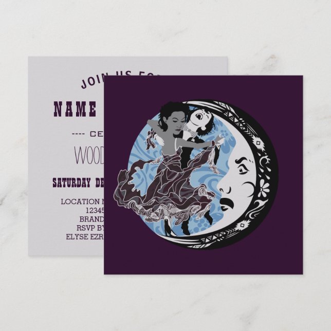 Convite dança com sua escuridão (Frente/Verso)