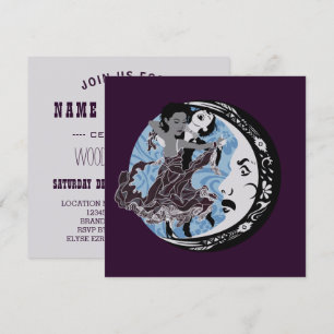 Convite dança com sua escuridão