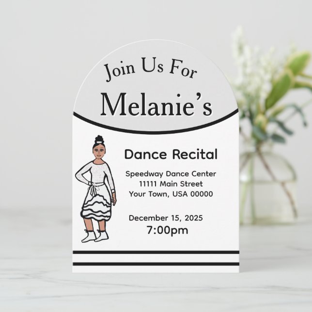 Convite Dança Considerando 2 (Em pé/Frente)