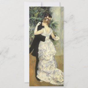 Convite Dança da Cidade por Renoir, Casamento de Arte Vin