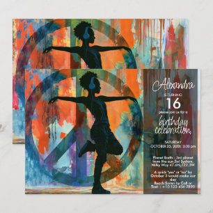 Convite Dança da Liberdade Arte de Paz Urbana Moderna