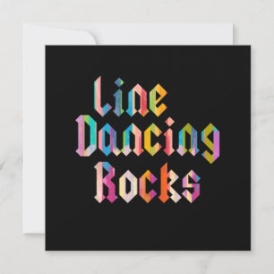 Convite Dança da Linha de Rochas Dançar da Linha Dança Paí