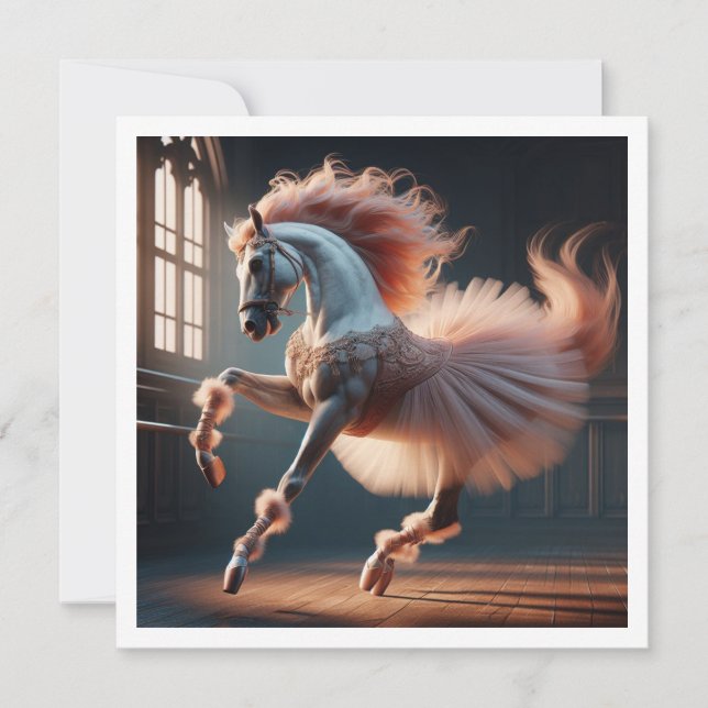 Convite dança de vamos! Balé de dança de cavalos, Cavalo (Frente)