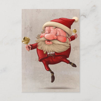 Convite Dança dos sinos de Natal de Papai Noel