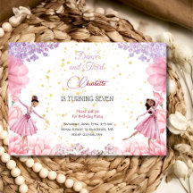 Dança e aniversário de bailarina
