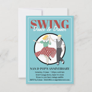 Convite dança Swing