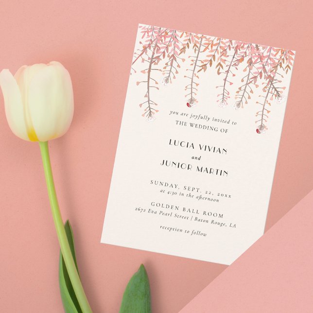 Convite Dançar com o sussurro do casamento do vento (Criador carregado)