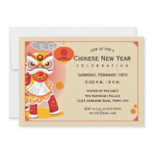 Dançarina de Leão de Ano Novo Chinesa