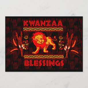 Convite Dançarinos de Kwanzaa