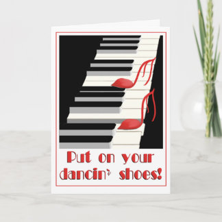 Convite DANCIN' SHOES Card Invitation