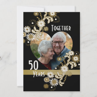 Convite Dancing Daisies 50º Aniversário