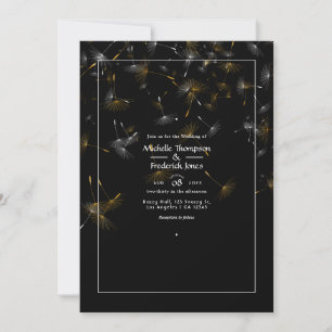 Convite Dandelion Confetti Wedding