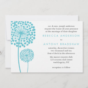 Convite Dandelion Deseja Casamento