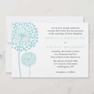 Convite Dandelion Deseja Casamento