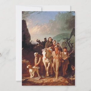 Convite Daniel Boone escoltando colonos 