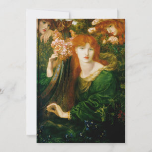 Convite Dante Gabriel Rossetti - La Ghirlandata