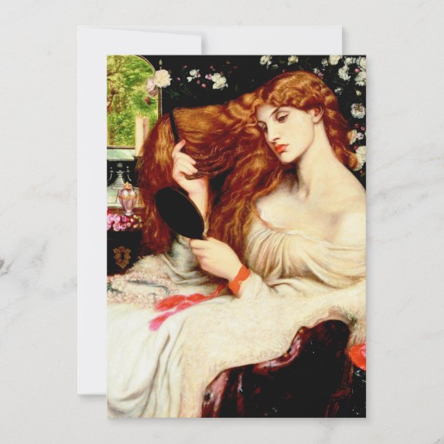 Convite Dante Gabriel Rossetti - Lady Lilith (Frente)