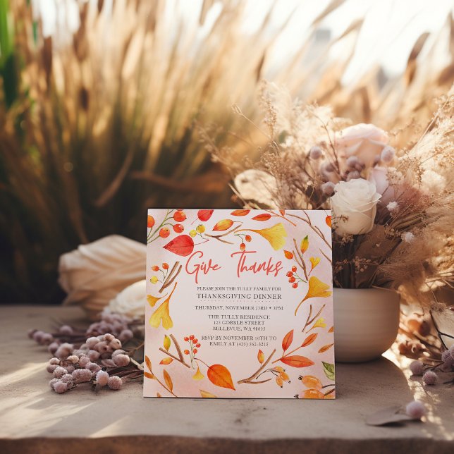 Convite Dar aos Obrigados o Janto de Ação de Graças do out (Criador carregado)