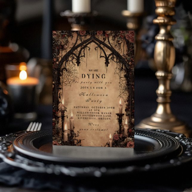 Convite Dark Archway - Dia das Bruxas Góticas (Criador carregado)