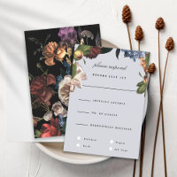Dark Moody Romântico Floral Dutch Painterly RSVP