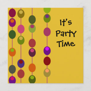 Convite das azeitonas do cocktail