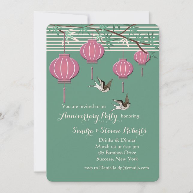 Convite das lanternas (Frente)