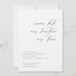 Convite Data da Mesma Nova Localização Nova Alteração da H