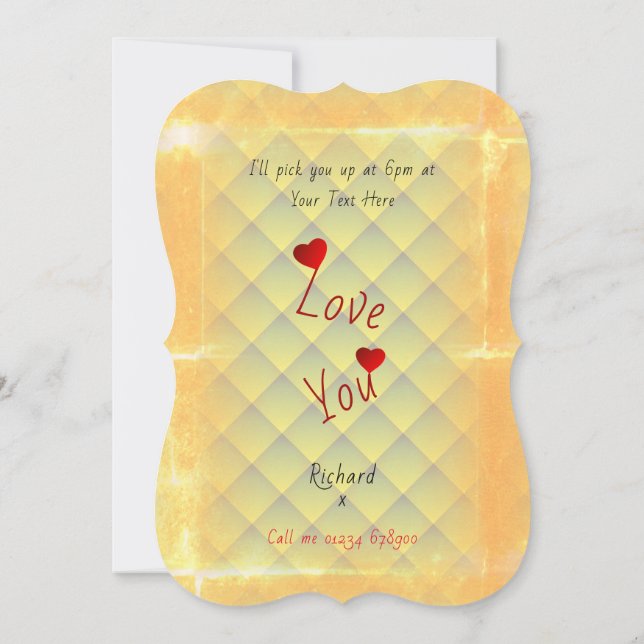 Convite Data de janto (Verso)