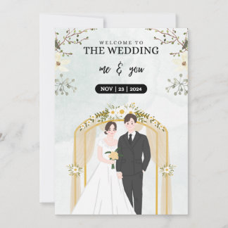 Convite Data do casamento