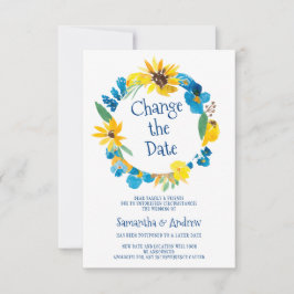 Convite Data do casamento da mudança da cor da água do ven