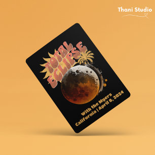 Convite Data Personalizável Total Eclipse Modern Vintage 9