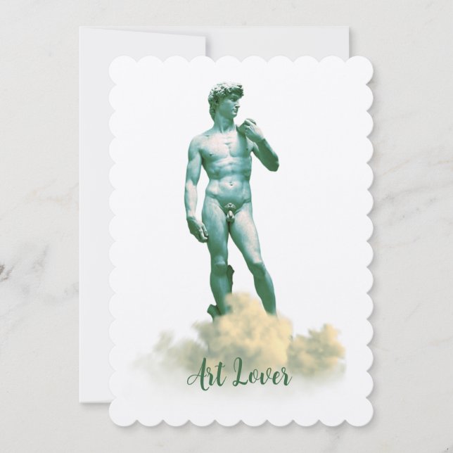 Convite David nas nuvens (Frente)