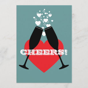 Convite de 1º Aniversário de Casamento - Parabéns!