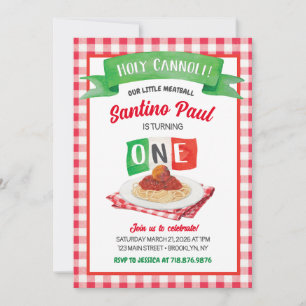 Convite de 1º ANIVERSÁRIO do Pequeno ALMÔNDEGA