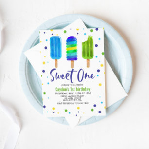Convite de 1º Aniversário Sweet One