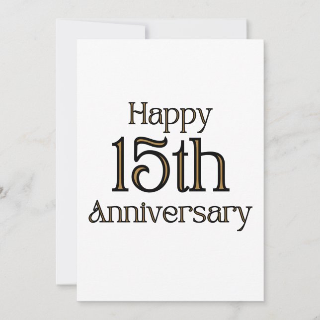 Convite de 15º Aniversário (Frente)