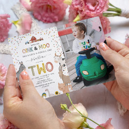 Convite de 2º Aniversário da Fazenda do Photo Barn