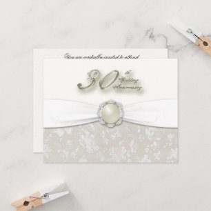 Convite de 30º Aniversário de Casamento
