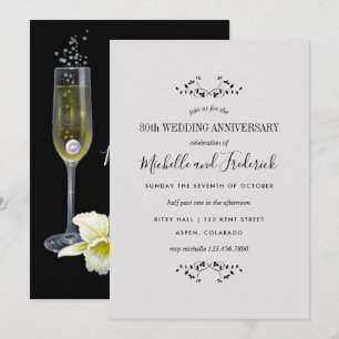 Convite de 30º Aniversário de Casamento Pérola