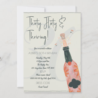 CONVITE DE 30 ANOS! TRINTA, NA MODA E PROSPERANDO!