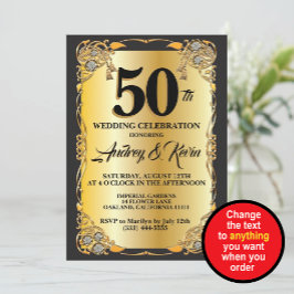 Convite de 50º Aniversário