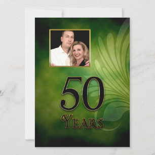CONVITE DE 50º ANIVERSÁRIO (CASAMENTO OU ANIVERSÁR