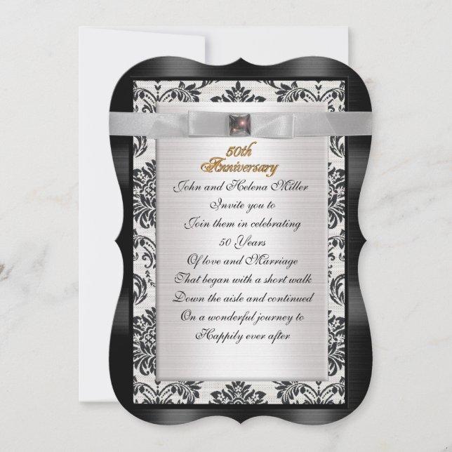 Convite de 50º Aniversário novo formato! (Frente)