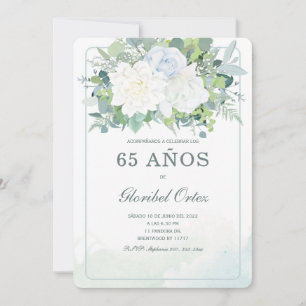 Convite de 65 Anos Mulher