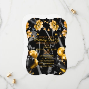 Convite de 70 anos para mulheres, Surpresa Floral