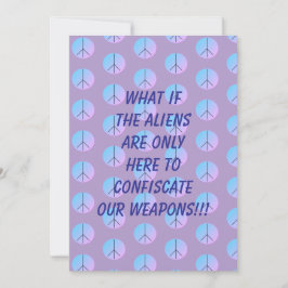 Convite de Abdução Alienígena de Arma