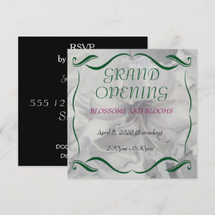 CONVITE DE ABERTURA DA FLOR DE ÁGUA DE AMARYLLIS