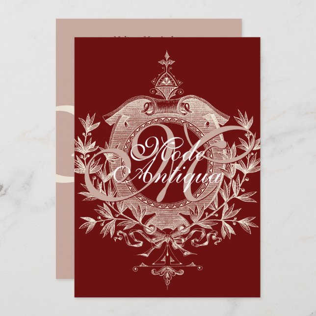 Convite de Abertura Geral de Boutique de Compro an (Frente/Verso)