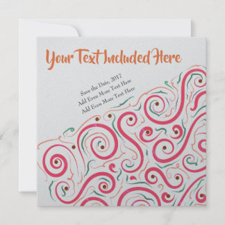 Convite de Abstrato exclusivo por LH