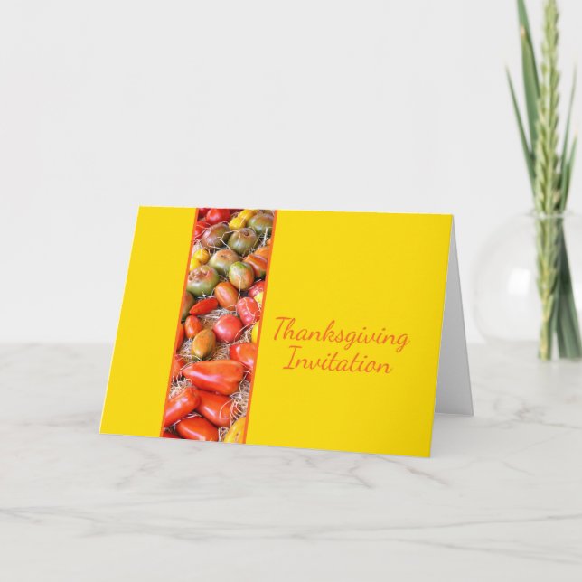 Convite de Ação de Graças (Frente)